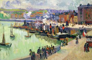 Il porto (olio su carta) da Raoul Dufy