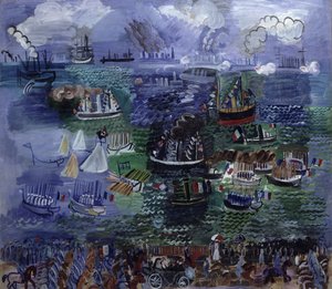 The Regatta at Le Havre da Raoul Dufy