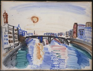 Il fiume Arno, Firenze da Raoul Dufy