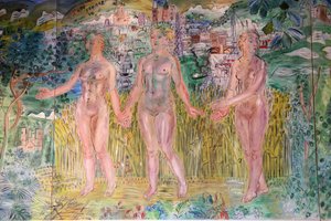 La Senna, da Parigi al mare, dettaglio da Raoul Dufy