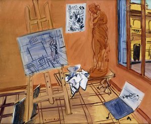 Lo studio di Rue Jeanne d