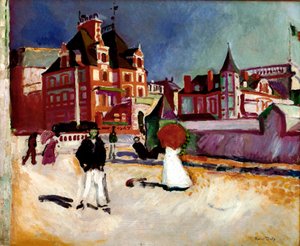 Trouville Pittura di Raoul Dufy (1877-1953) 1907 Collezione privata da Raoul Dufy