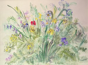 Fiori selvatici (acquerello su carta) da Raoul Dufy