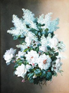 Lillà e rose, c.1900 da Raoul M. de Longpre