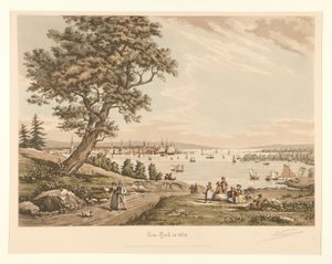 New York nel 1834 da Raoul Varin