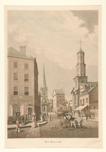 Wall Street nel 1820 da Raoul Varin