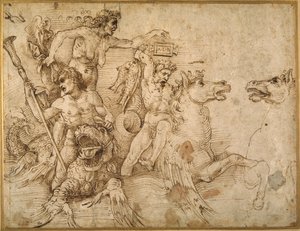Battaglia dei Tritoni, dopo Andrea Mantegna
