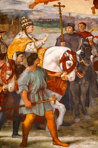 Incontro tra San Leone Magno e Attila da Raphael