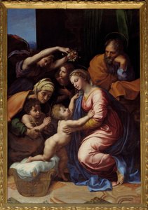 La Sacra Famiglia detta La Grande Sacra Famiglia di Francesco I da Raphael