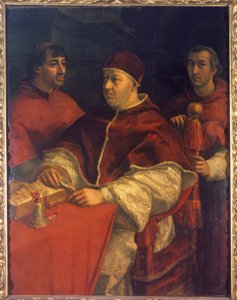 Ritratto di Papa Leone X (1475-1521), figlio di Lorenzo de