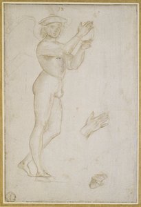 Studio di un giovane che fa musica (punta d