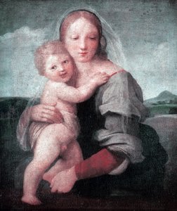 La Madonna col Bambino (Madonna della torre) 1509-1511 da Raphael