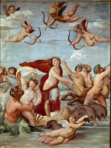 Il trionfo di Galatea, affresco di Raffaello (Raffaello Sanzio 1483-1520). 1511 da Raphael