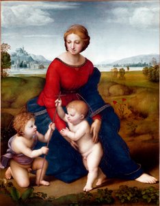 La Vergine nella prateria o Madonna del Belvedere da Raphael