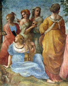 Le muse, (dettaglio)