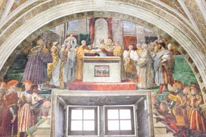Il giuramento di Leone III da Raphael (1483 1520)