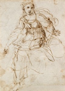 Figura allegorica della teologia da Raphael
