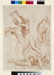 Combattimento di uomini nudi