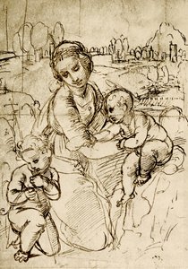 Madonna col Bambino e San Giovanni da Raffaello Sanzio Raphael