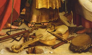 Santa Cecilia circondata da San Paolo, San Giovanni Evangelista, Sant