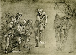 Il gruppo di Pitagora dalla Scuola di Atene da Raffaello Sanzio Raphael