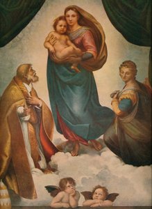La Madonna Sistina, 1512, 1911 da Raffaello Sanzio Raphael