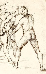 Tre guerrieri in attesa dell
