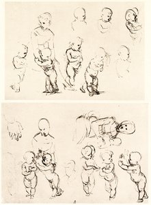 Vari disegni per Madonna in campagna