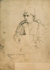 Quinto Curzio Rufo; disegno di Raffaello. Gallerie dell