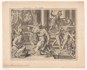 Compagnia festante da Raphael Custos (attributed to)