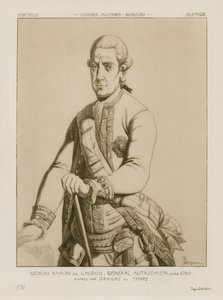 Barone Gideon von Laudon, generale austriaco, circa 1790