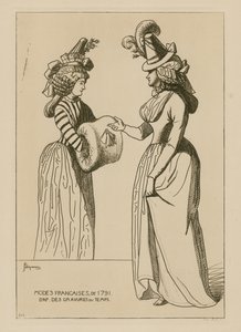 Mode francesi del 1791 da Raphael Jacquemin