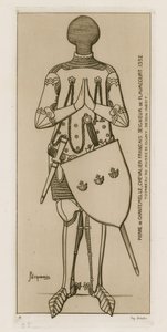 Pierre de Chantemelle, cavaliere francese, Signore di Flavacourt, 1352 da Raphael Jacquemin