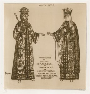 Principi slavi in costume come l
