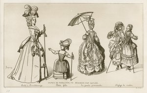 Donne di Parigi, 1774-79 da Raphael Jacquemin