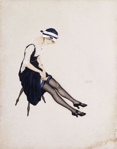 La giarrettiera da Raphael Kirchner