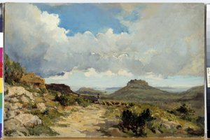 Pastore a Miramas le Vieux, Etang de Berre nelle Bocche del Rodano da Raphael Luc Ponson
