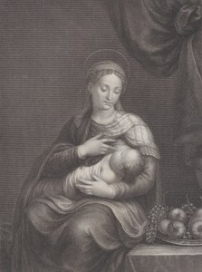 La Madonna del Latte da Raphael Morghen