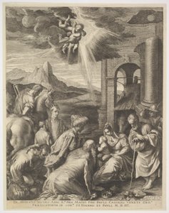 Adorazione dei Magi da Raphael Sadeler