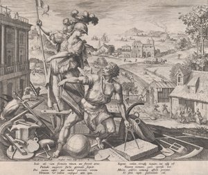 Lavoro, 1591 da Raphael Sadeler