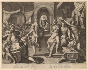 Sardanapalo tra le concubine, 1589