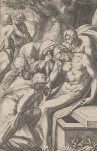 Il compianto da Raphael Sadeler
