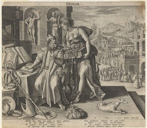 Onore, 1591 da Raphael Sadeler the Elder