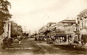 Vecchio tribunale di Calcutta, c.1900-20 (foto seppia)