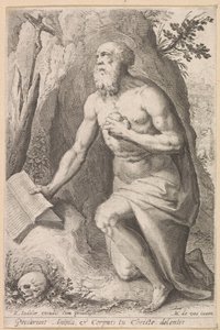 San Girolamo da Raphaël Sadeler (I) (attributed to)