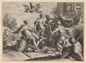 Il giudizio di Paride da Raphaël Sadeler (I)
