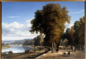 Passeggiata al parco di Saint Cloud (dettaglio) da Raymond Esbrat