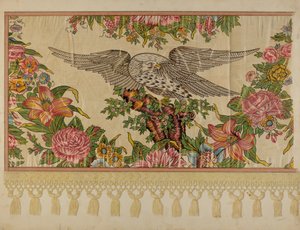 Mantovana di chintz per letto a baldacchino
