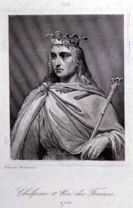 Chilperico II (c.675-721) re di Neustria da Raymond Quinsac (after) Monvoisin