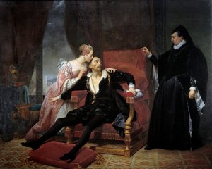 La morte del re Carlo IX da Raymond Quinsac Monvoisin